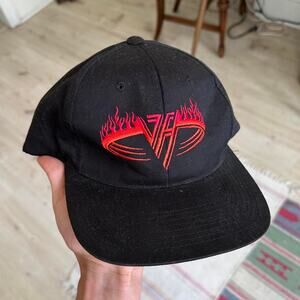 Rare Vintage 90s Van Halen Band Tour Rock Concert Hat Cap